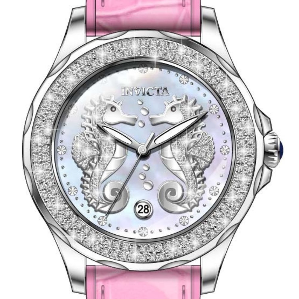 Invicta Ocean Voyage Wildflower Seahorse Watch